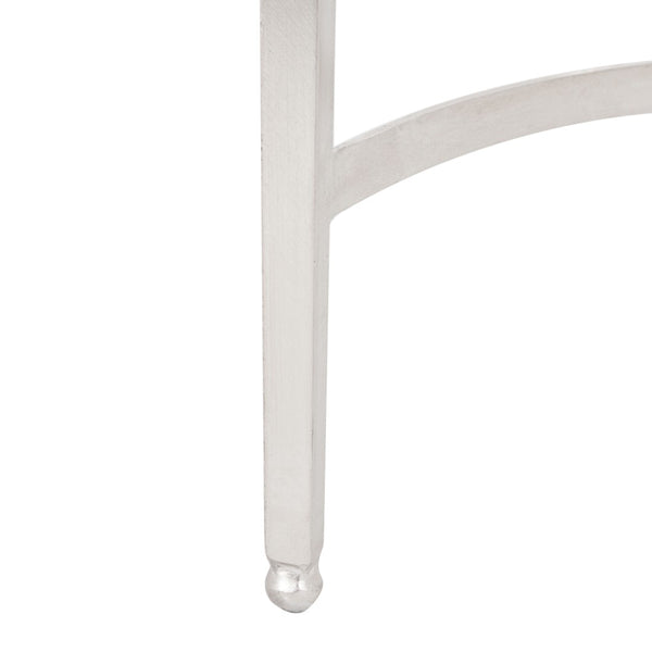 Safavieh ABELARD Antique Glass Cocktail Table - Elegant Centerpiece for Modern and Traditional Interiors Silver AMH8303B