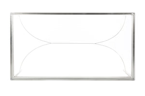Safavieh ABELARD Antique Glass Cocktail Table - Elegant Centerpiece for Modern and Traditional Interiors Silver AMH8303B