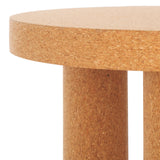 Safavieh Gilligan Cork 3 Leg Accent Table Cork Cork Veneer / Mdf AMH8355A