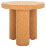 Safavieh Gilligan Cork 3 Leg Accent Table Cork Cork Veneer / Mdf AMH8355A