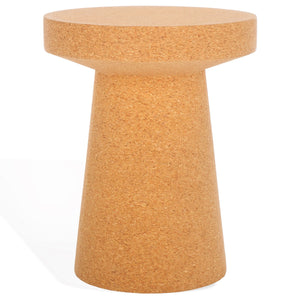 Safavieh Fernanda Cork Drink Table Cork Cork Veneer / Mdf AMH8356A