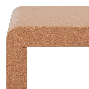Safavieh Daysie Cork Accent Table Cork Cork Veneer / Mdf AMH8359A