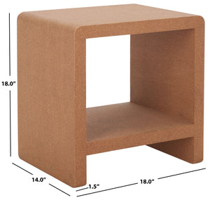 Safavieh Daysie Cork Accent Table Cork Cork Veneer / Mdf AMH8359A