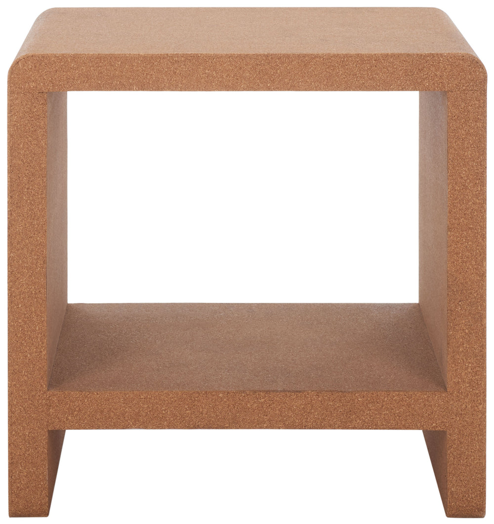 Safavieh Daysie Cork Accent Table Cork Cork Veneer / Mdf AMH8359A