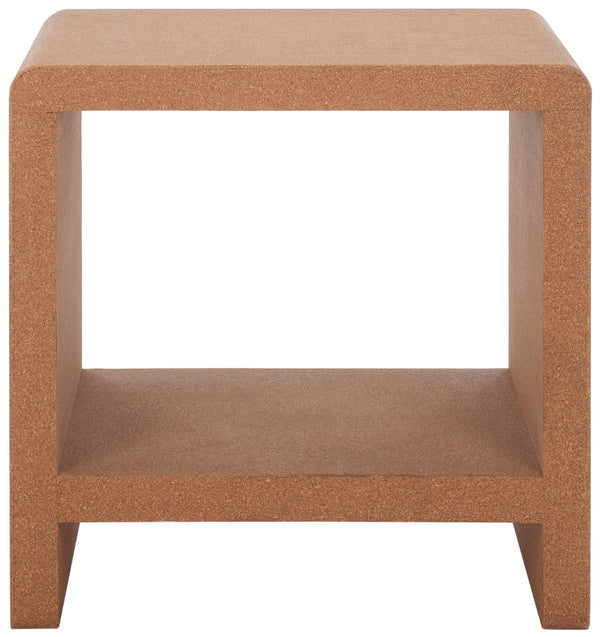 Safavieh Daysie Cork Accent Table Cork Cork Veneer / Mdf AMH8359A