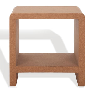 Safavieh Daysie Cork Accent Table Cork Cork Veneer / Mdf AMH8359A