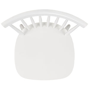 Safavieh PARKER Spindle Side Chairs - Set of 2 in White for Timeless Americana Charm & Modern Elegance AMH8500A-SET2