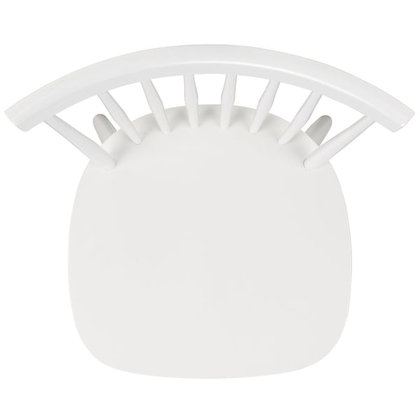 Safavieh PARKER Spindle Side Chairs - Set of 2 in White for Timeless Americana Charm & Modern Elegance AMH8500A-SET2