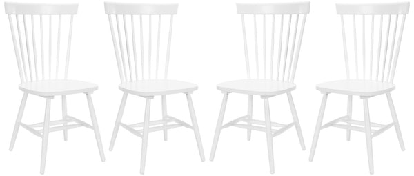 Safavieh Parker 17''H Spindle Dining Chair (Set Of 2) White Wood