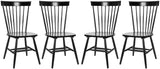 Safavieh Parker 17''H Spindle Dining Chair (Set Of 2) Black Wood