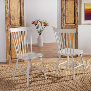 Safavieh PARKER Side Chair Set of 4 - Timeless Off-White Spindle Back Chairs for Dining and Accent Use AMH8500E-SET4