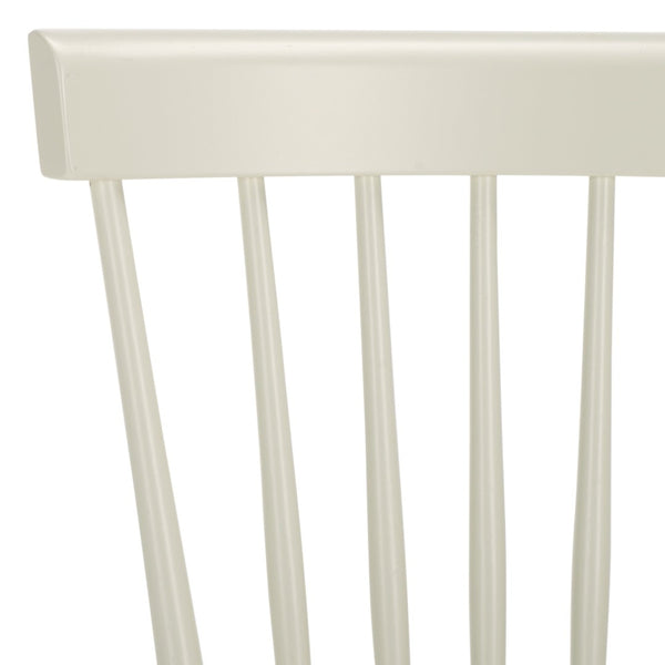 Safavieh PARKER Side Chair Set of 4 - Timeless Off-White Spindle Back Chairs for Dining and Accent Use AMH8500E-SET4