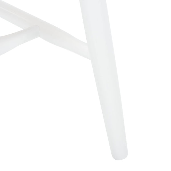 Safavieh PARKER Side Chair Set of Two - Timeless Americana Design for Charming Dining Spaces and Comfort White / Natural AMH8500J-SET2