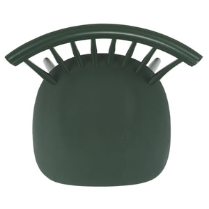 Safavieh PARKER Side Chair Set of Two - Timeless Americana Design for Charming Dining Spaces and Comfort Garden Green AMH8500M-SET2
