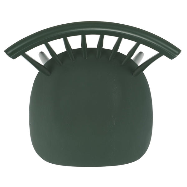 Safavieh PARKER Side Chair Set of Two - Timeless Americana Design for Charming Dining Spaces and Comfort Garden Green AMH8500M-SET2
