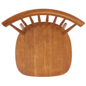 Safavieh Parker Side Chairs - Timeless Spindle Back Design For Chic Country Charm In Modern Interiors Honey Wood Amh8500q-set2