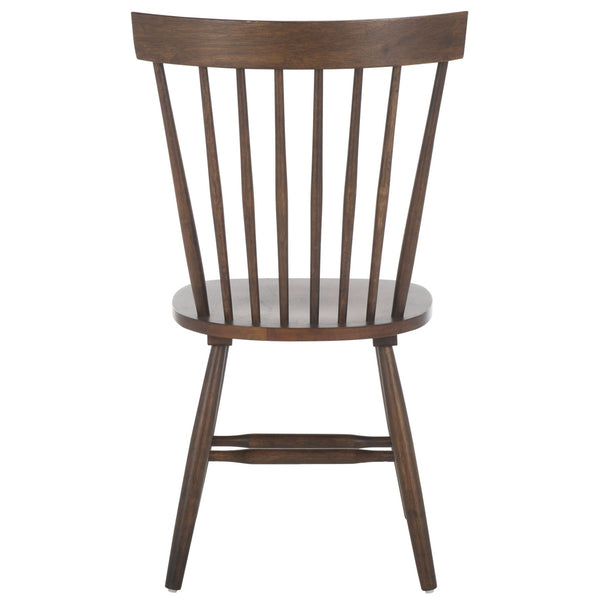 Safavieh Parker 17''H Spindle Dining Chair (Set Of 2) Dark Walnut AMH8500R-SET2