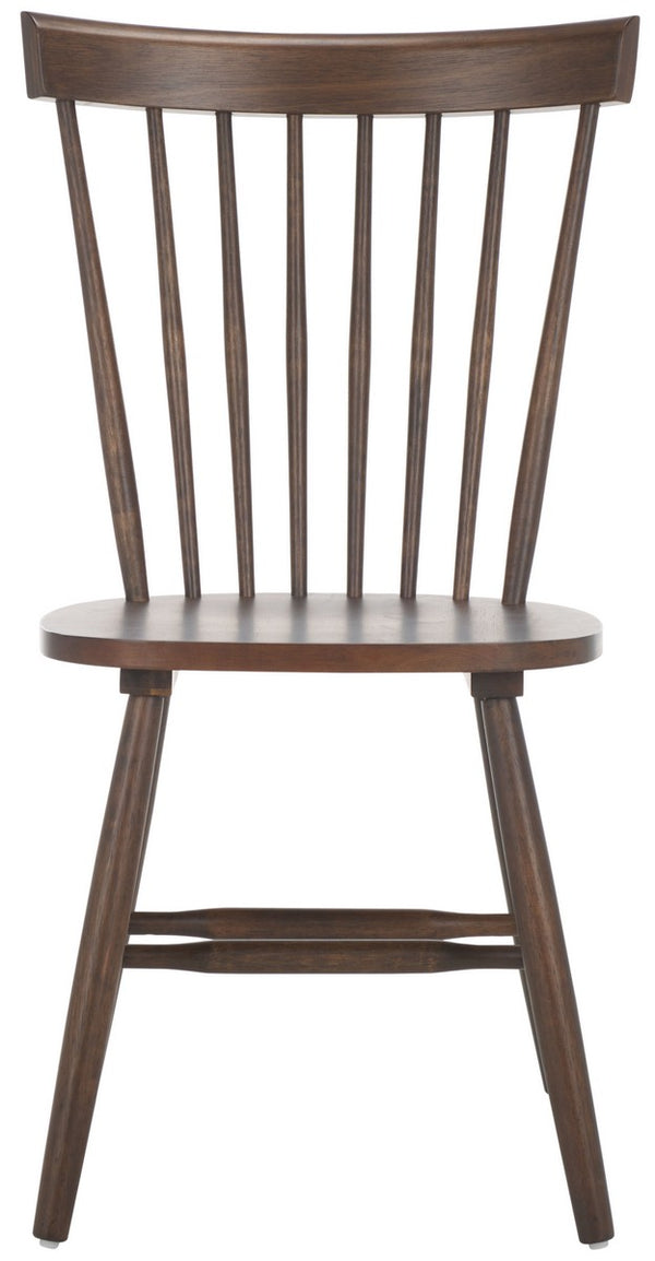 Safavieh Parker 17''H Spindle Dining Chair (Set Of 2) Dark Walnut AMH8500R-SET2