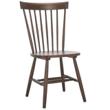 Safavieh Parker 17''H Spindle Dining Chair (Set Of 2) Dark Walnut AMH8500R-SET2