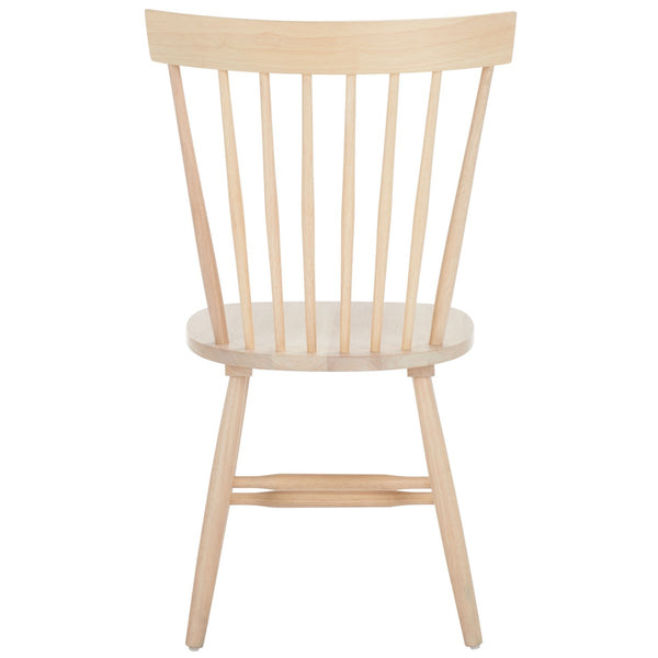 Safavieh Parker 17''H Spindle Dining Chair (Set Of 2) White Wash AMH8500S-SET2