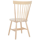 Safavieh Parker 17''H Spindle Dining Chair (Set Of 2) White Wash AMH8500S-SET2