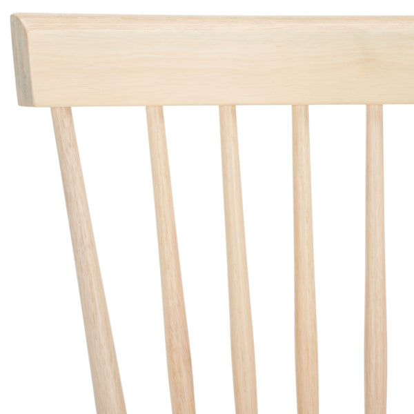 Safavieh Parker 17''H Spindle Dining Chair (Set Of 2) White Wash AMH8500S-SET2