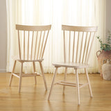 Safavieh Parker 17''H Spindle Dining Chair (Set Of 2) White Wash AMH8500S-SET2