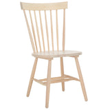 Safavieh Parker 17''H Spindle Dining Chair (Set Of 2) White Wash AMH8500S-SET2