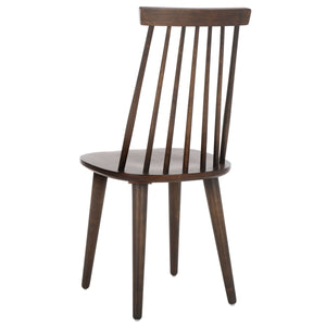 Safavieh Burris Side Chair AMH8511N-SET2 Dark Walnut