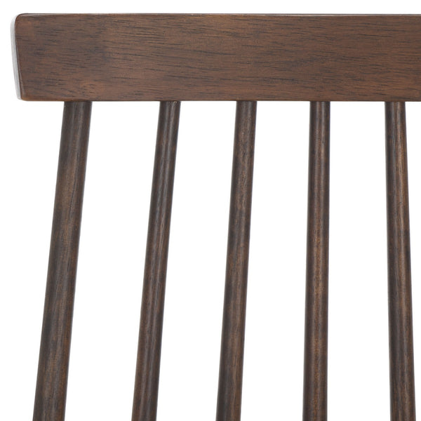 Safavieh Burris Side Chair AMH8511N-SET2 Dark Walnut