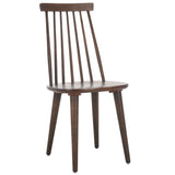 Safavieh Burris Side Chair AMH8511N-SET2 Dark Walnut