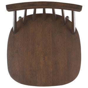 Safavieh Burris Side Chair AMH8511N-SET2 Dark Walnut
