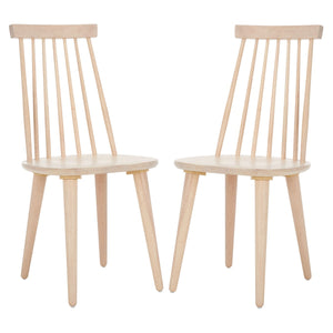 Safavieh Burris Side Chair AMH8511P-SET2 White Wash