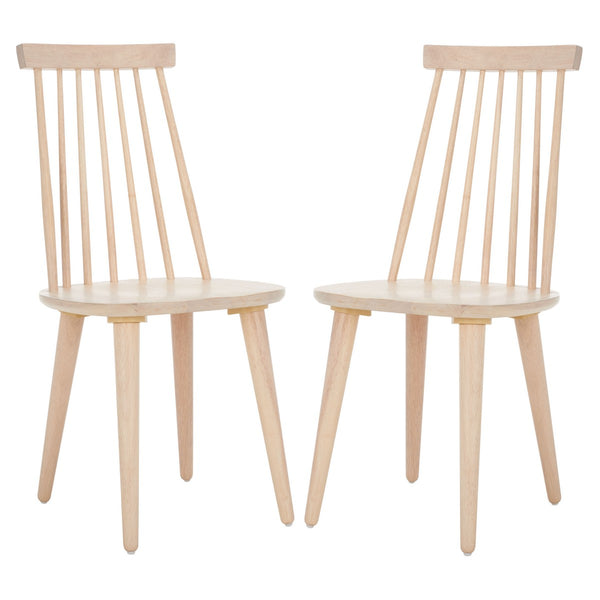 Safavieh Burris Side Chair AMH8511P-SET2 White Wash