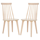 Safavieh Burris Side Chair AMH8511P-SET2 White Wash