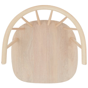 Safavieh Blanchard Dining Chairs Set Of Two – Elegant Rubber Wood Design With Timeless Colonial Curves White Washed Wood Amh8512p-set2