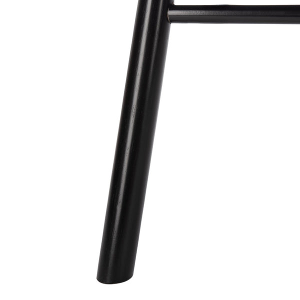 Safavieh Addison Spindleback Settee - Classic Charm For Entryways & Living Spaces With Timeless Style Black AMH8513A