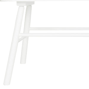 Safavieh Addison Spindleback Settee - Classic Charm For Entryways & Living Spaces With Timeless Style White AMH8513B