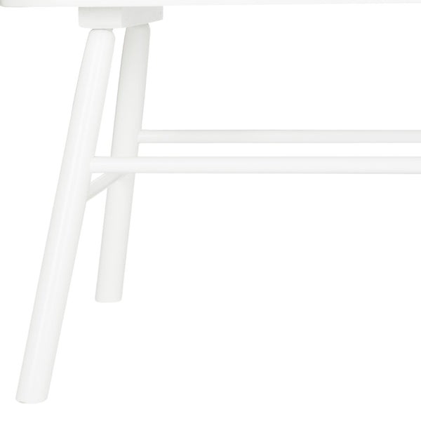Safavieh Addison Spindleback Settee - Classic Charm For Entryways & Living Spaces With Timeless Style White AMH8513B