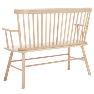 Safavieh Addison Spindleback Settee AMH8513F White Wash