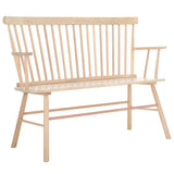 Safavieh Addison Spindleback Settee AMH8513F White Wash