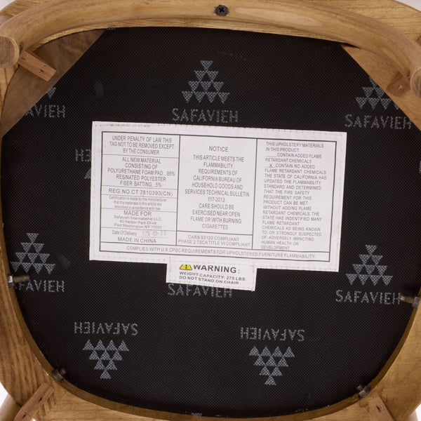 Safavieh ELEANOR Bentwood-Inspired Side Chair - Vintage European Charm for Stylish Dining Spaces and Bistros Oak AMH9501C-SET2