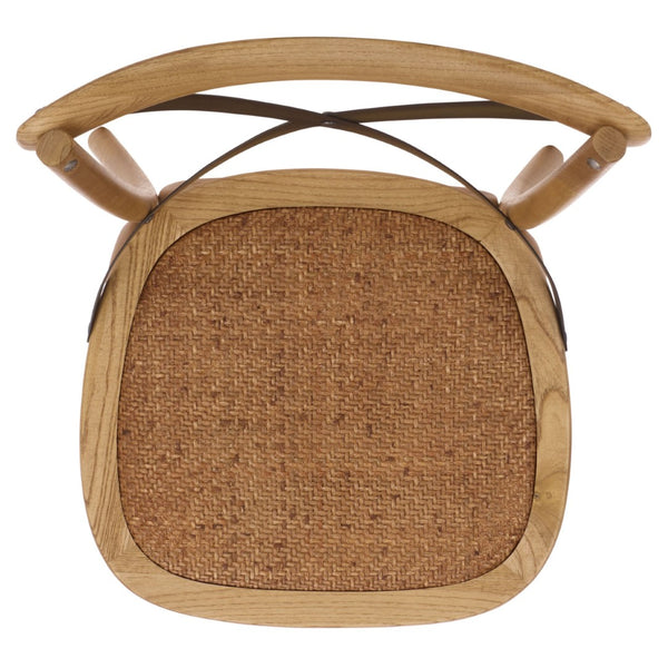 Safavieh ELEANOR Bentwood-Inspired Side Chair - Vintage European Charm for Stylish Dining Spaces and Bistros Oak AMH9501C-SET2