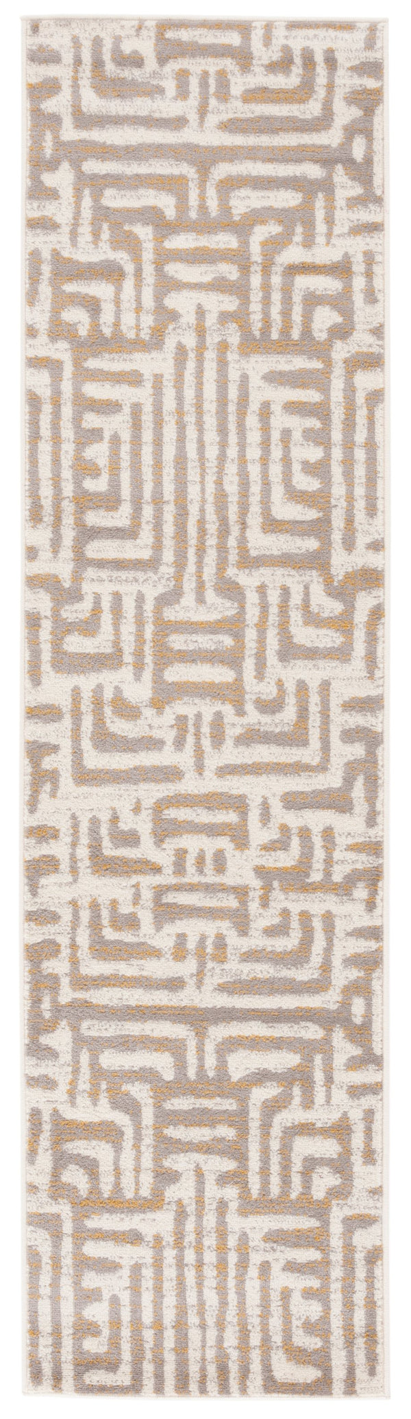 Safavieh Amsterdam Bohemian Area Rug With Geometric Design – Durable Comfort For Modern Living Spaces Ivory ,Mauve Polypropylene Pile Ams106a-5r
