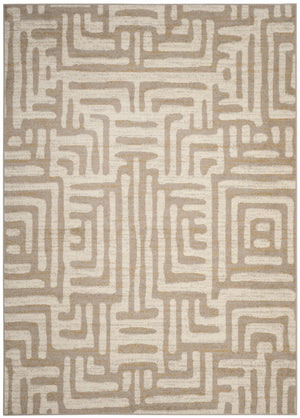 Safavieh Amsterdam Bohemian Area Rug With Geometric Design – Durable Comfort For Modern Living Spaces Ivory ,Mauve Polypropylene Pile Ams106a-5r