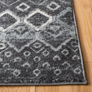 Safavieh Amsterdam Area Rug - Elegant Power-loomed Design With Bohemian Charm For Effortless Home Style Dark Grey ,Light Grey Polypropylene Pile Ams108j-10