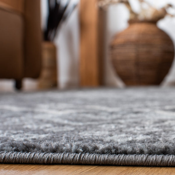 Safavieh Amsterdam Area Rug - Elegant Power-loomed Design With Bohemian Charm For Effortless Home Style Dark Grey ,Light Grey Polypropylene Pile Ams108j-10