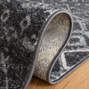 Safavieh Amsterdam Area Rug - Elegant Power-loomed Design With Bohemian Charm For Effortless Home Style Dark Grey ,Light Grey Polypropylene Pile Ams108j-10