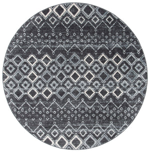 Safavieh Amsterdam Area Rug - Elegant Power-loomed Design With Bohemian Charm For Effortless Home Style Dark Grey ,Light Grey Polypropylene Pile Ams108j-10