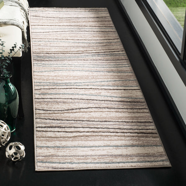 Safavieh Amsterdam Elegant Power-loomed Rug - Soft Polypropylene, Textured Pattern For Sophisticated Spaces Cream ,Beige Polypropylene Pile Ams111a-214